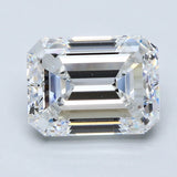 4 Carat Natural Diamond - EMERALD - 4.14 - E - VVS2 - Diamonds By Rothschild
