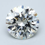 4 Carat Natural Diamond - Round - 4.01 - I - SI1 - Diamonds By Rothschild