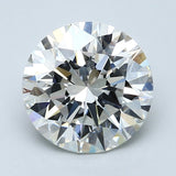 4 Carat Natural Diamond - Round - 4.01 - I - SI1 - Diamonds By Rothschild