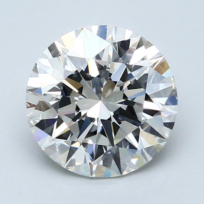 4 Carat Natural Diamond - Round - 4.01 - I - SI1 - Diamonds By Rothschild
