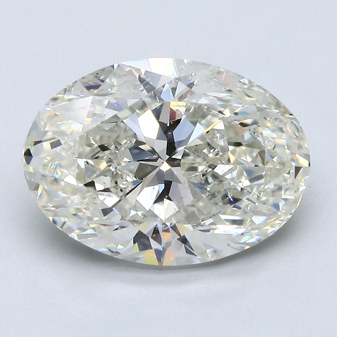 5 Carat Natural Diamond - OVAL - 5.01 - J - SI2 - Diamonds By Rothschild