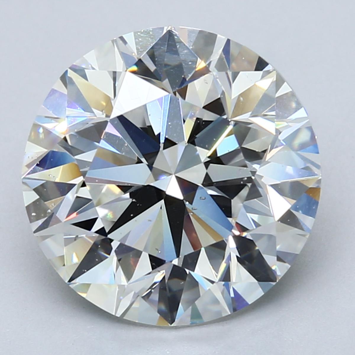 6 Carat Natural Diamond - ROUND - 6.01 - E - SI1 - Diamonds By Rothschild