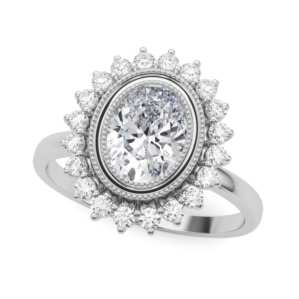 Engagement Ring Oval Center - Diamonds By Rothschild