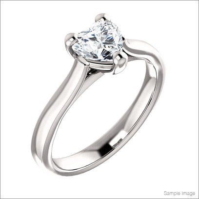 Heart Shape Cut Diamond Ring