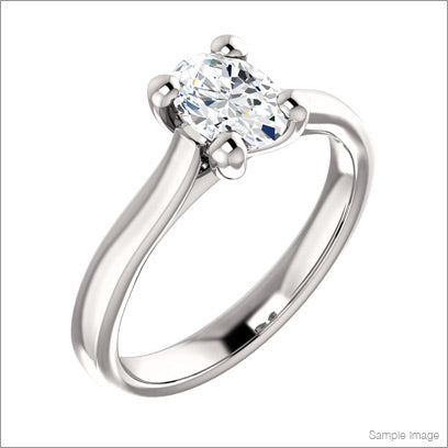 Oval Cut Shape Diamond Ring