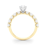 Radiant Center Large Pavé Engagement Ring - Diamonds By Rothschild