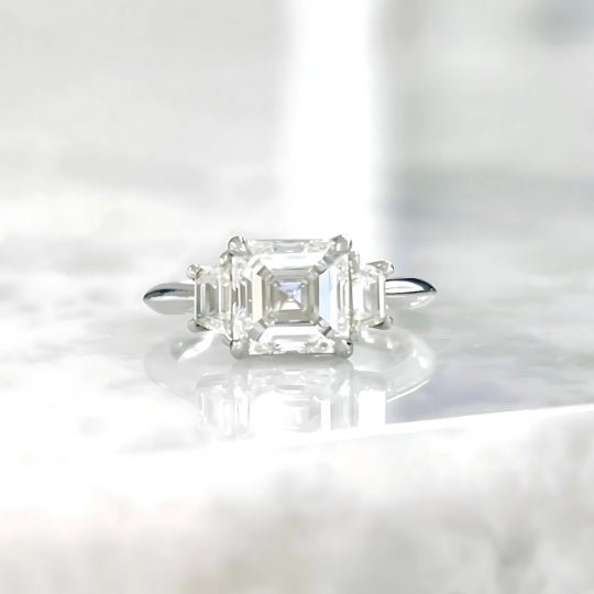 1 Carat Asscher Cut Diamond - G VVS2 - 1.02ct - 216813 - Diamonds By Rothschild