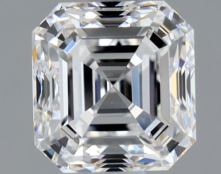 1 Carat Asscher - Natural Diamond - 1 - E - VVS1 - VG - EX - VG - Diamonds By Rothschild