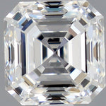 1 Carat Asscher - Natural Diamond - 1 - F - VS2 - EX - EX - Diamonds By Rothschild