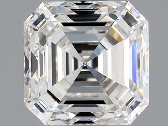 1 Carat Asscher - Natural Diamond - 1 - F - VVS2 - VG - EX - VG - Diamonds By Rothschild