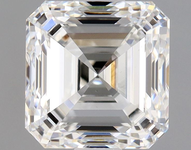 1 Carat Asscher - Natural Diamond - 1 - H - VS1 - EX - EX - Diamonds By Rothschild
