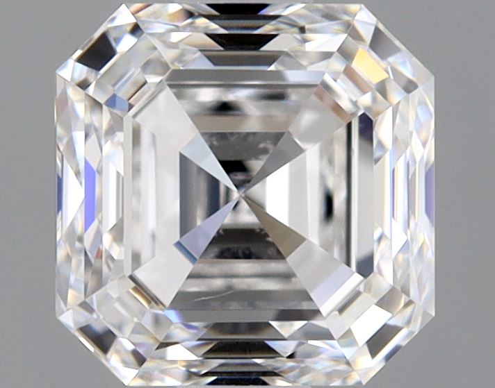 1 Carat Asscher - Natural Diamond - 1.01 - E - VS1 - EX - EX - Diamonds By Rothschild