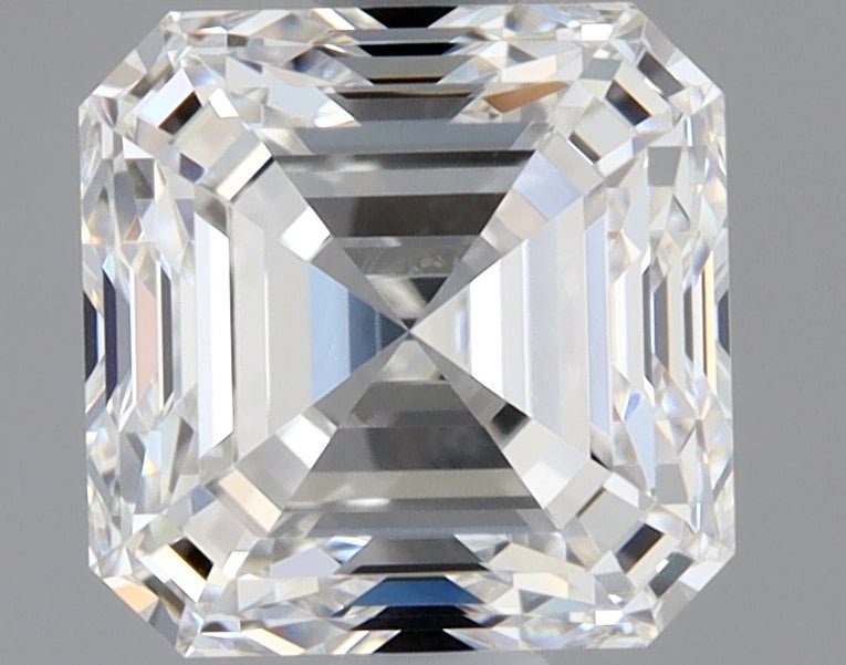 1 Carat Asscher - Natural Diamond - 1.01 - F - VS1 - VG - EX - EX - Diamonds By Rothschild