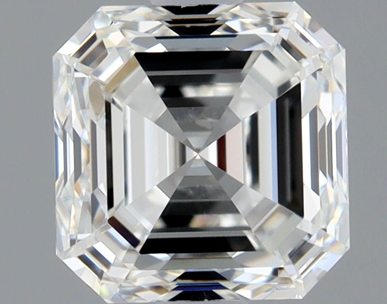1 Carat Asscher - Natural Diamond - 1.01 - G - VS2 - EX - EX - Diamonds By Rothschild