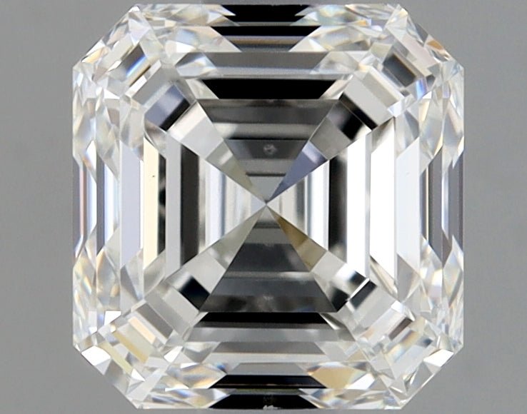 1 Carat Asscher - Natural Diamond - 1.01 - H - VS1 - EX - EX - Diamonds By Rothschild