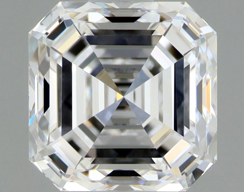 1 Carat Asscher - Natural Diamond - 1.02 - D - VS1 - EX - EX - Diamonds By Rothschild