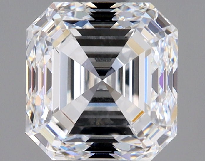 1 Carat Asscher - Natural Diamond - 1.02 - E - VS2 - EX - EX - Diamonds By Rothschild