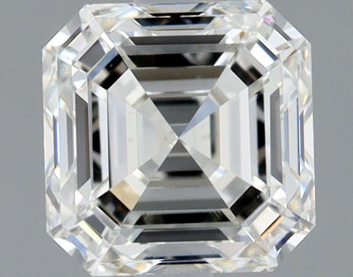 1 Carat Asscher - Natural Diamond - 1.05 - I - VS1 - EX - EX - Diamonds By Rothschild