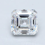 1 Carat Asscher - Natural Diamond - 1.18 - E - VVS2 - G - VG - VG - Diamonds By Rothschild