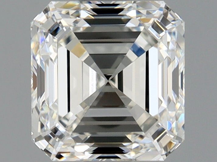 1 Carat Asscher - Natural Diamond - 1.21 - H - IF - EX - EX - Diamonds By Rothschild