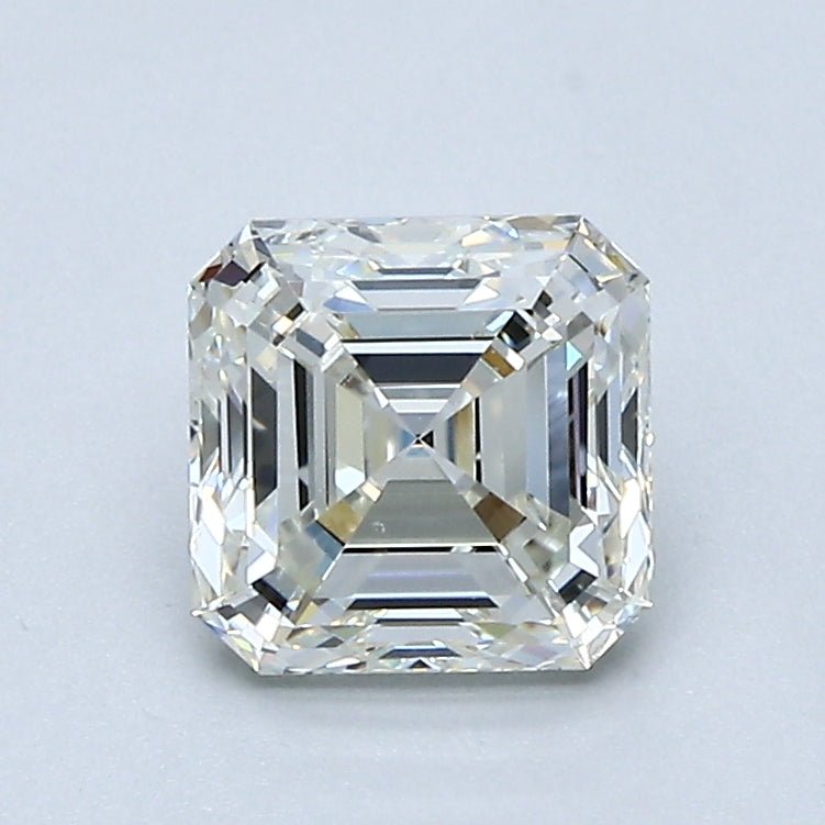 1 Carat Asscher - Natural Diamond - 1.21 - I - VS2 - VG - EX - EX - Diamonds By Rothschild