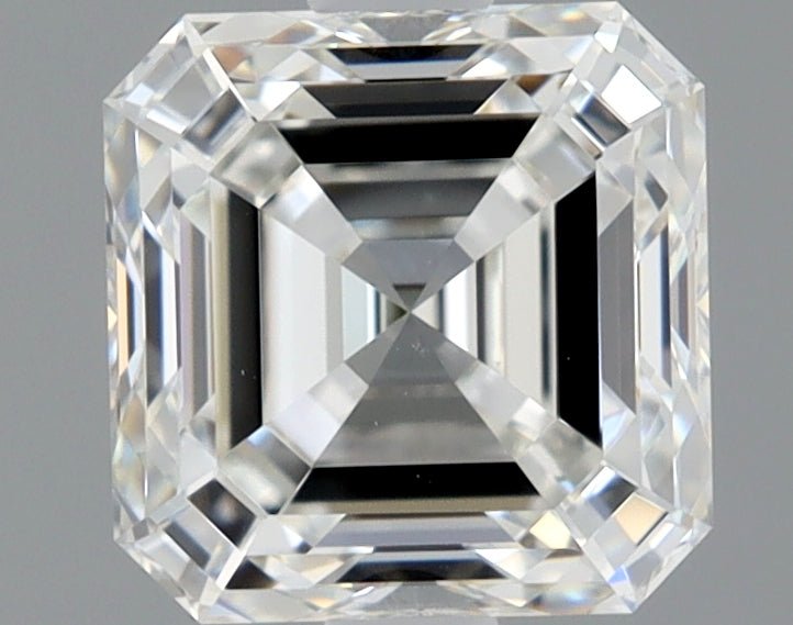 1 Carat Asscher - Natural Diamond - 1.22 - H - VS2 - EX - EX - Diamonds By Rothschild