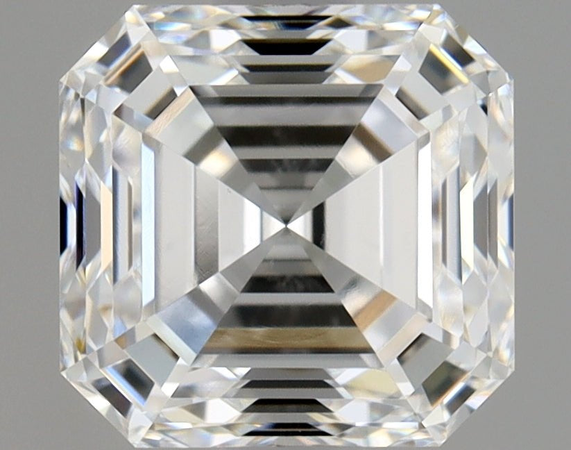 1 Carat Asscher - Natural Diamond - 1.3 - E - VS2 - EX - EX - Diamonds By Rothschild