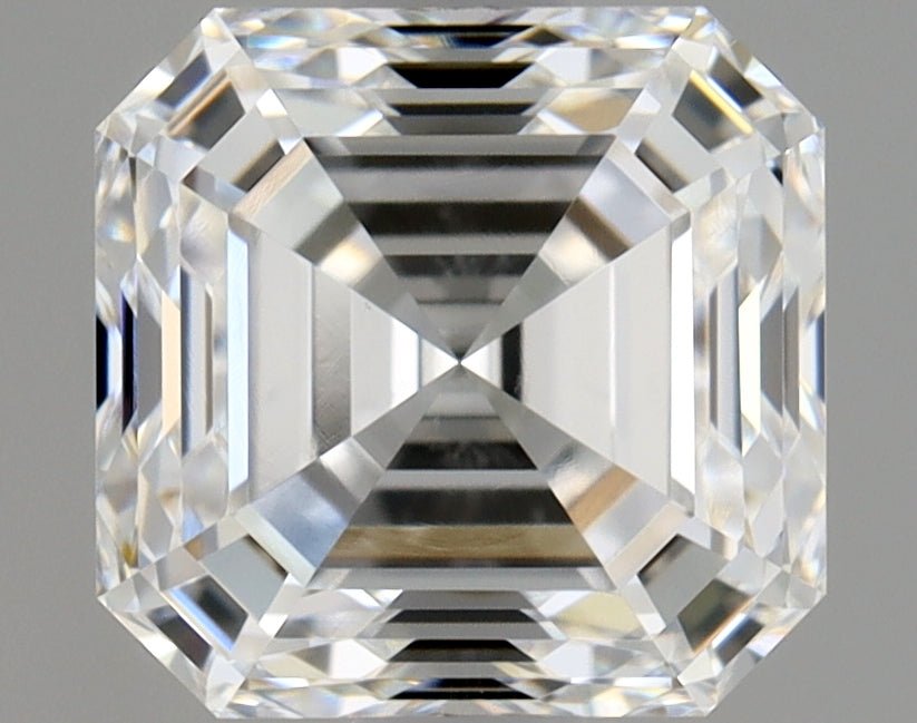 1 Carat Asscher - Natural Diamond - 1.3 - E - VS2 - EX - EX - Diamonds By Rothschild