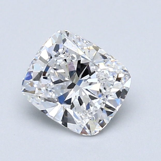 1 Carat Cushion Cut Natural Diamond - D VS2 - 1.01ct - EX Cut Grade - Diamonds By Rothschild