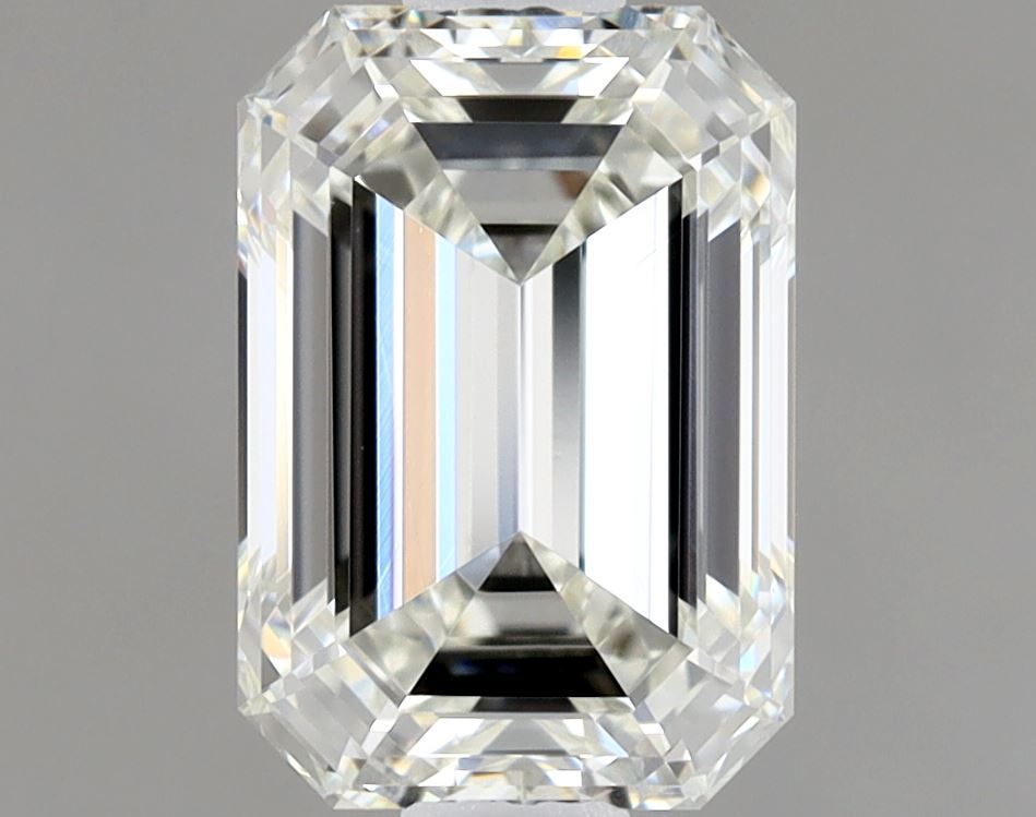 1 Carat Emerald Cut Natural Diamond - J VVS1 - 1.2ct - VG Cut Grade - Diamonds By Rothschild