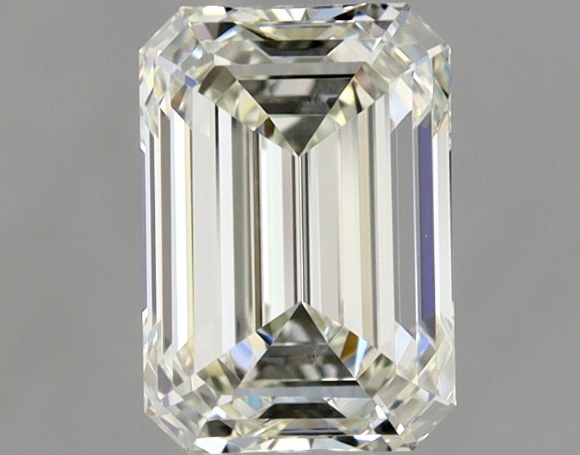 1 Carat Emerald Cut Natural Diamond - K VVS2 - 1.0ct - VG Cut Grade - Diamonds By Rothschild