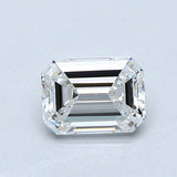 1 Carat Emerald - Natural Diamond - 0.91 - F - IF - VG - EX - EX - Diamonds By Rothschild