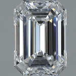 1 Carat EMERALD - Natural Diamond - 1.01 - D - VVS1 - EX - EX - Diamonds By Rothschild