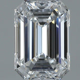 1 Carat EMERALD - Natural Diamond - 1.01 - D - VVS1 - EX - EX - Diamonds By Rothschild