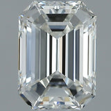 1 Carat EMERALD - Natural Diamond - 1.02 - H - VVS2 - VG - EX - EX - Diamonds By Rothschild