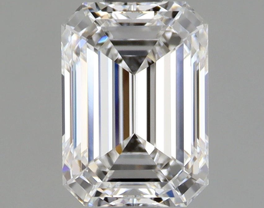 1 Carat EMERALD - Natural Diamond - 1.04 - D - VVS2 - EX - EX - Diamonds By Rothschild