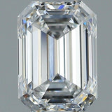 1 Carat EMERALD - Natural Diamond - 1.04 - D - VVS2 - VG - EX - EX - Diamonds By Rothschild