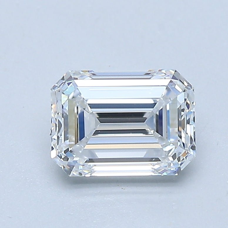 1 Carat Emerald - Natural Diamond - 1.2 - D - IF - EX - VG - Diamonds By Rothschild