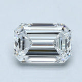1 Carat Emerald - Natural Diamond - 1.2 - D - VVS2 - VG - EX - EX - Diamonds By Rothschild
