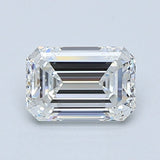 1 Carat Emerald - Natural Diamond - 1.2 - F - VVS1 - EX - EX - Diamonds By Rothschild