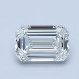 1 Carat Emerald - Natural Diamond - 1.21 - E - IF - EX - EX - EX - Diamonds By Rothschild