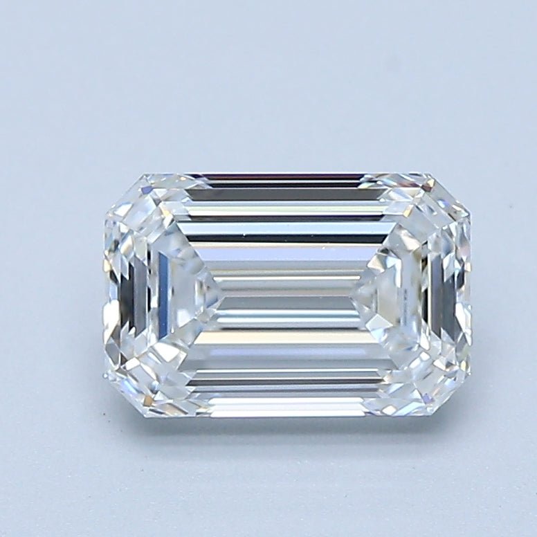 1 Carat Emerald - Natural Diamond - 1.21 - E - IF - EX - EX - EX - Diamonds By Rothschild