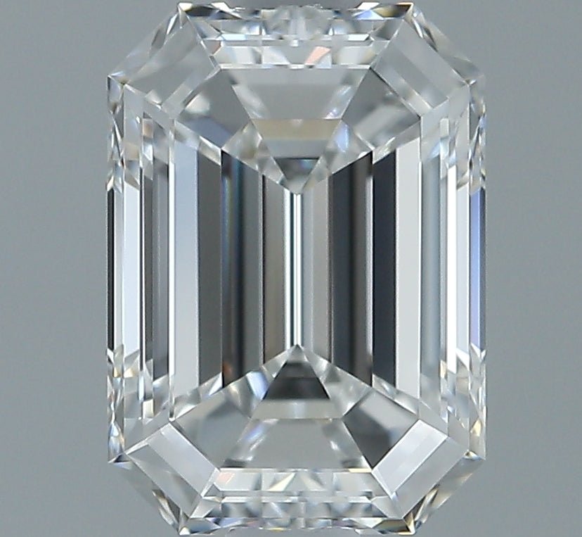 1 Carat EMERALD - Natural Diamond - 1.27 - E - VVS1 - VG - EX - EX - Diamonds By Rothschild