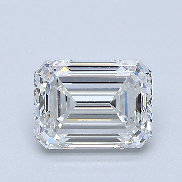 1 Carat Emerald - Natural Diamond - 1.31 - F - VVS2 - EX - EX - Diamonds By Rothschild