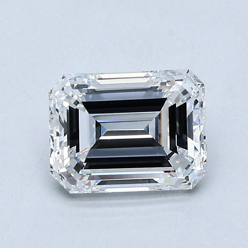 1 Carat Emerald - Natural Diamond - 1.32 - D - VS2 - VG - G - VG - Diamonds By Rothschild