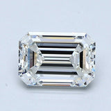 1 Carat Emerald - Natural Diamond - 1.32 - H - VVS2 - VG - EX - EX - Diamonds By Rothschild