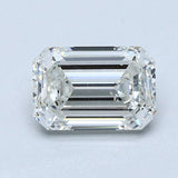 1 Carat EMERALD - Natural Diamond - 1.35 - H - SI2 - G - EX - EX - Diamonds By Rothschild