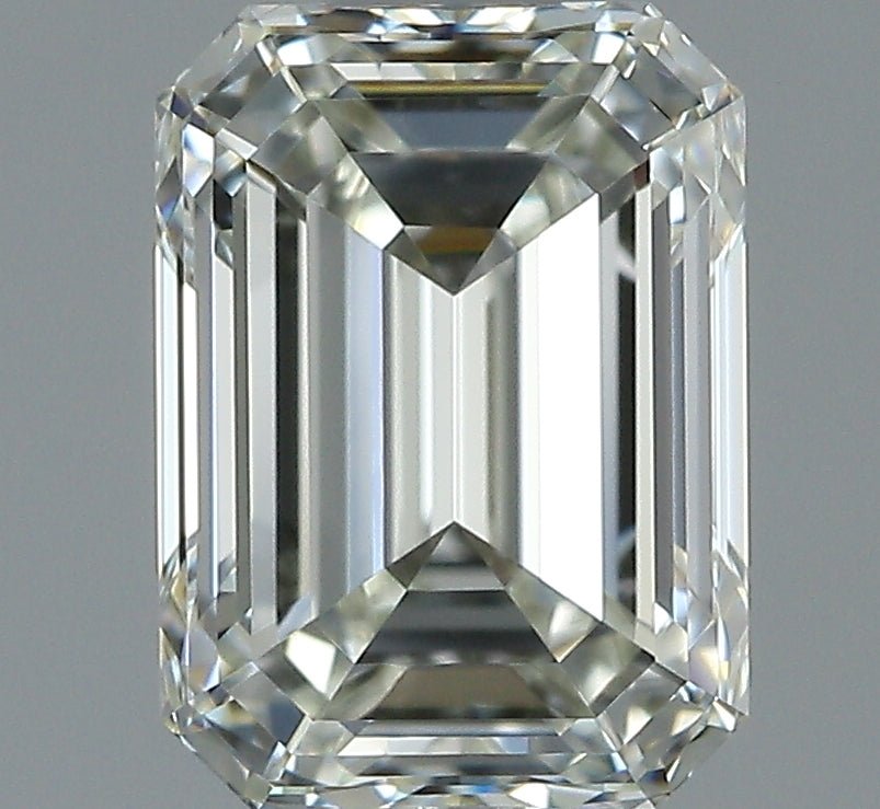 1 Carat EMERALD - Natural Diamond - 1.39 - J - VVS2 - EX - EX - Diamonds By Rothschild