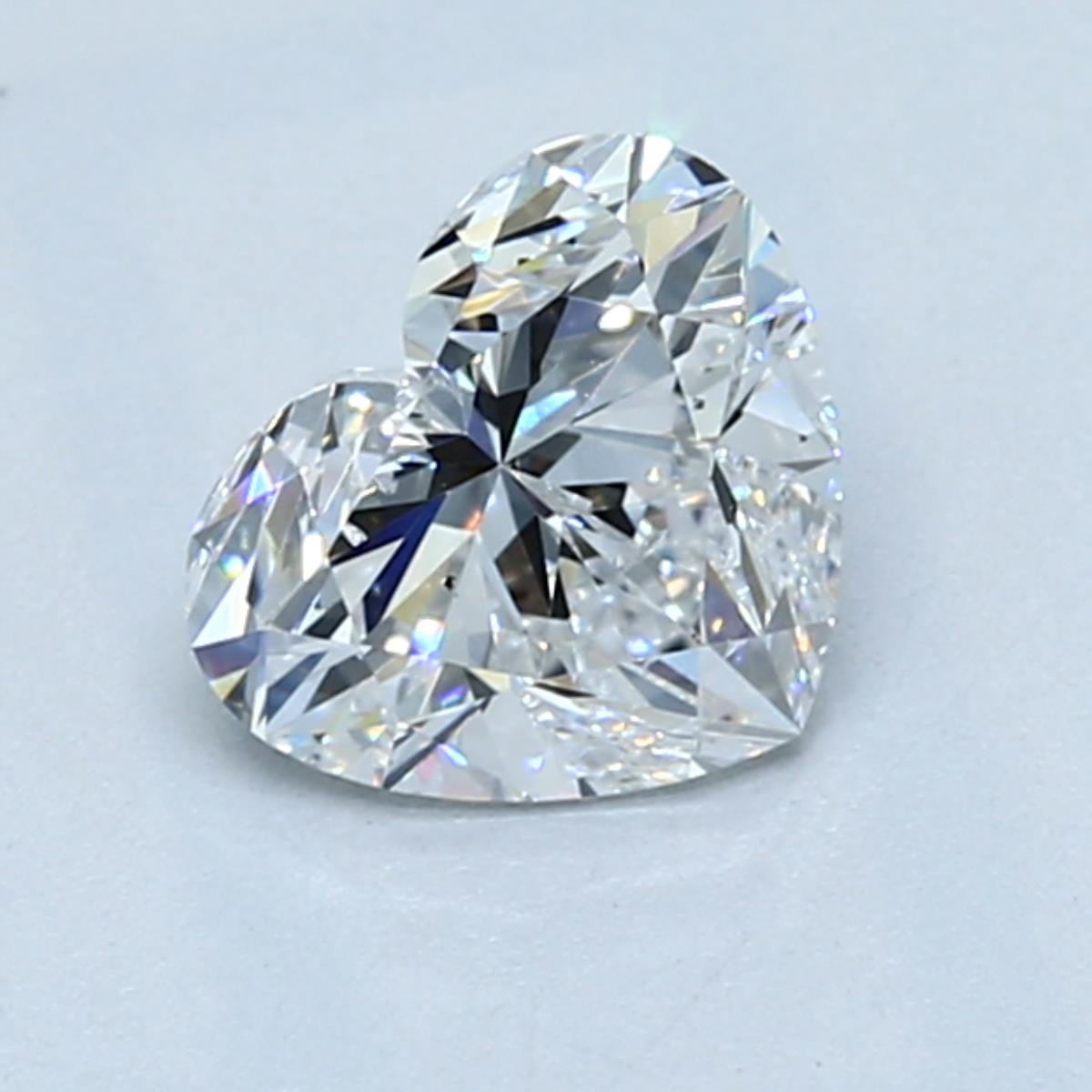 1 Carat HEART - Natural Diamond - 1.01 - E - SI2 - EX - EX - Diamonds By Rothschild
