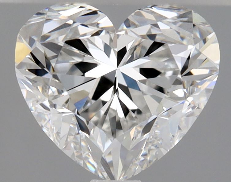 1 Carat Heart - Natural Diamond - 1.01 - E - VS2 - EX - EX - Diamonds By Rothschild